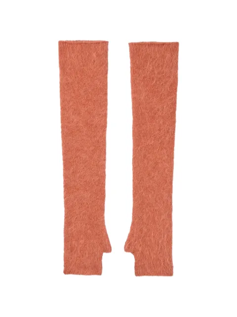 RABENS SALONER Lorisa fine-knit fingerless gloves