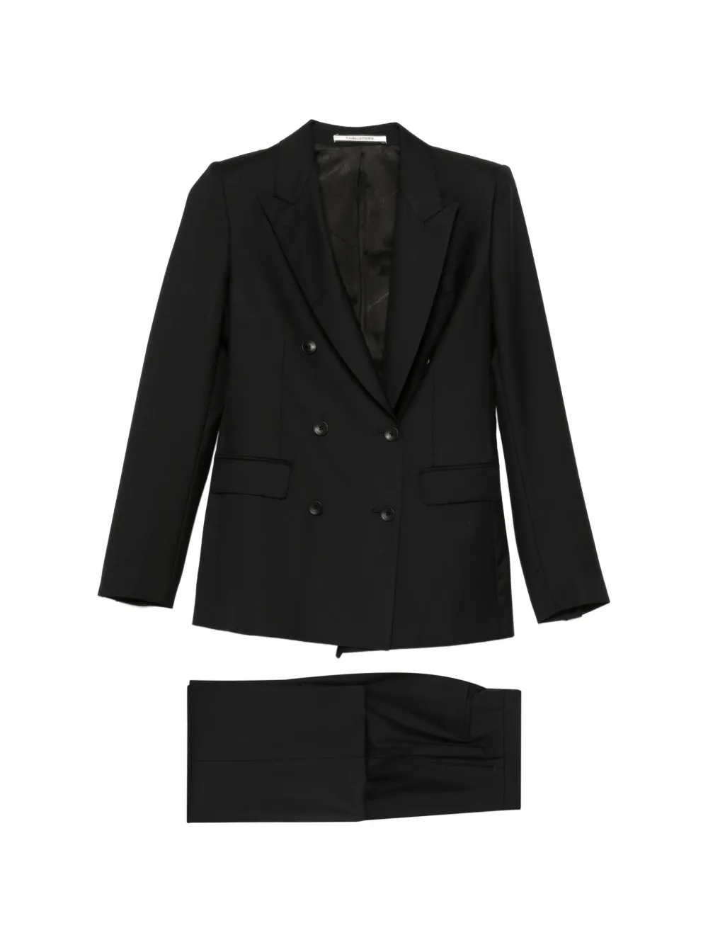 Tagliatore peak-lapel double-breasted suit - Nero
