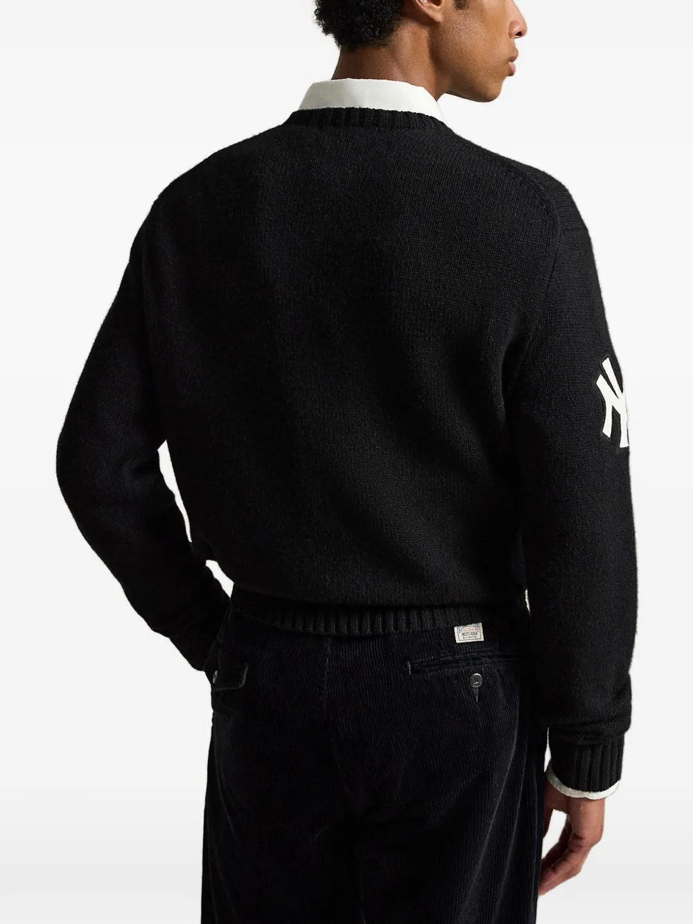 Polo Ralph Lauren x New York Yankees Polo Bear wollen trui Zwart