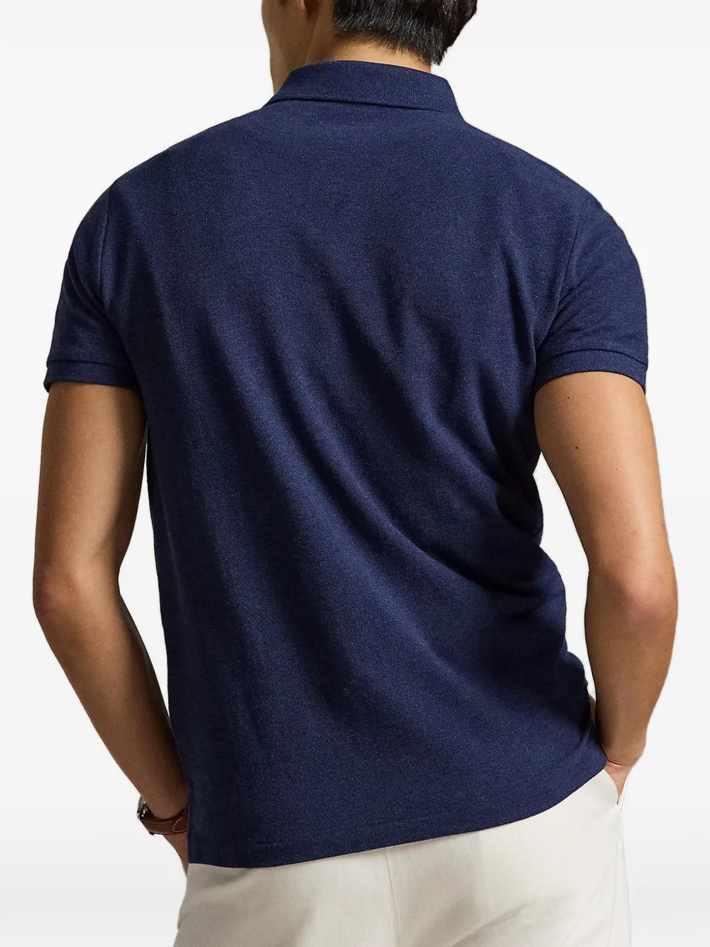 Polo Ralph Lauren Piqué poloshirt met geborduurd logo Blauw