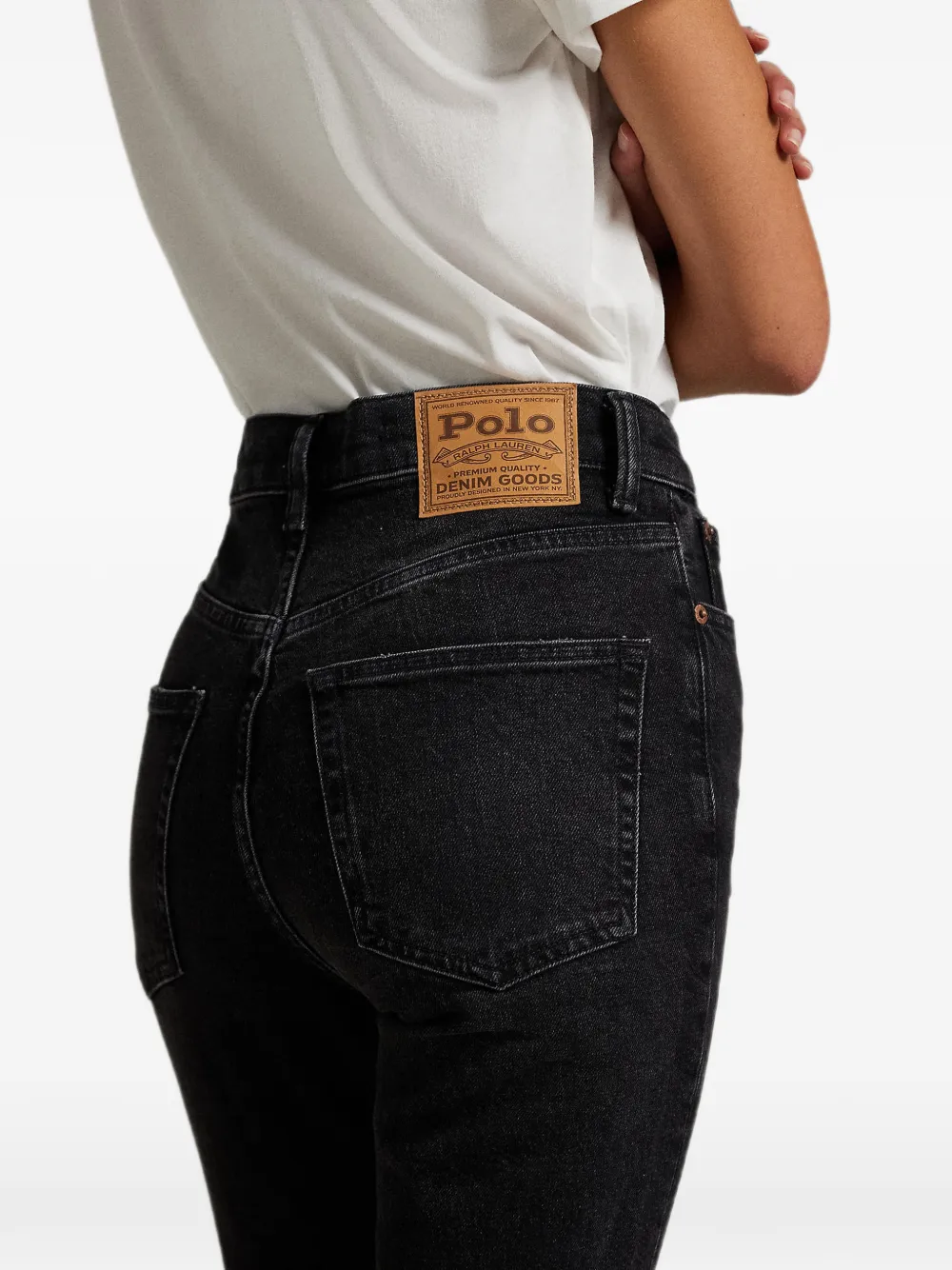 Polo Ralph Lauren Slim-fit jeans Zwart