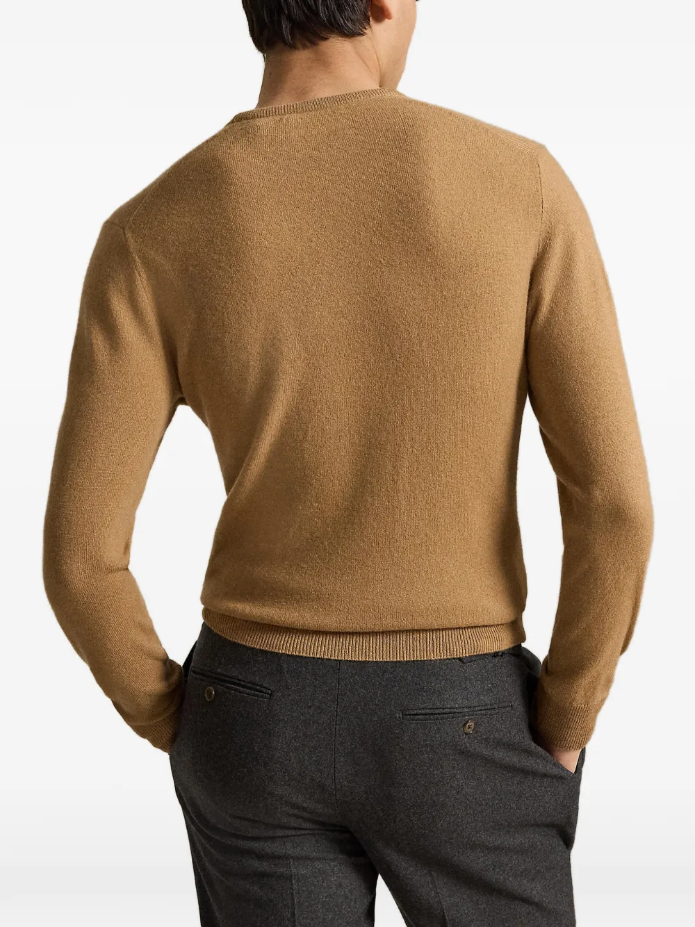 Polo Ralph Lauren Wollen trui met ronde hals Bruin
