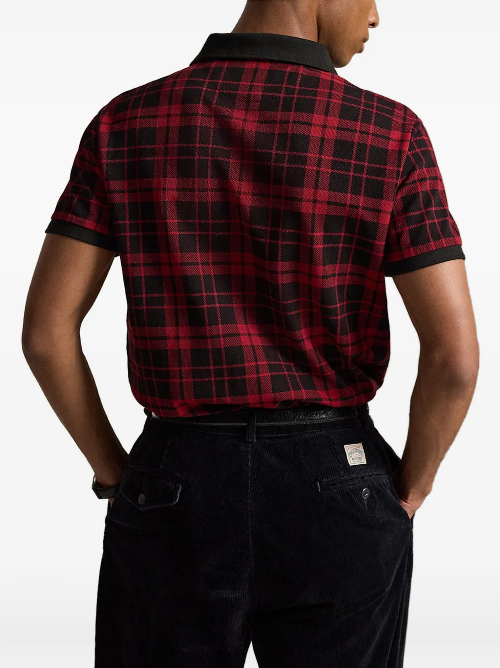 Polo Ralph Lauren Geruit poloshirt Rood