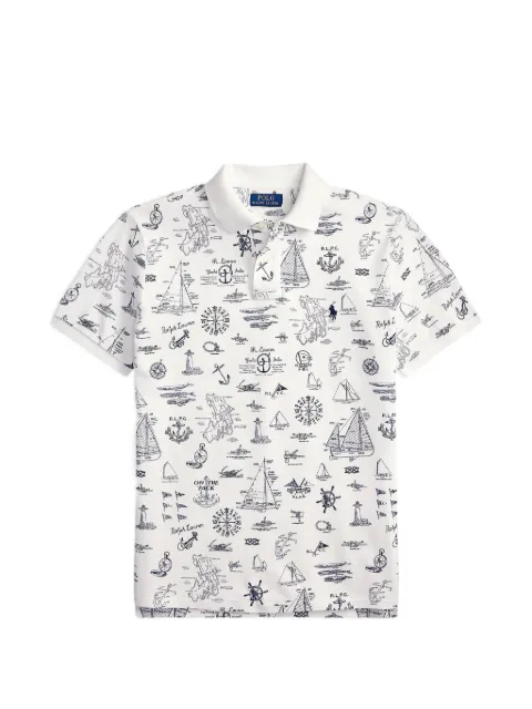 Polo Ralph Lauren polo slim en résille