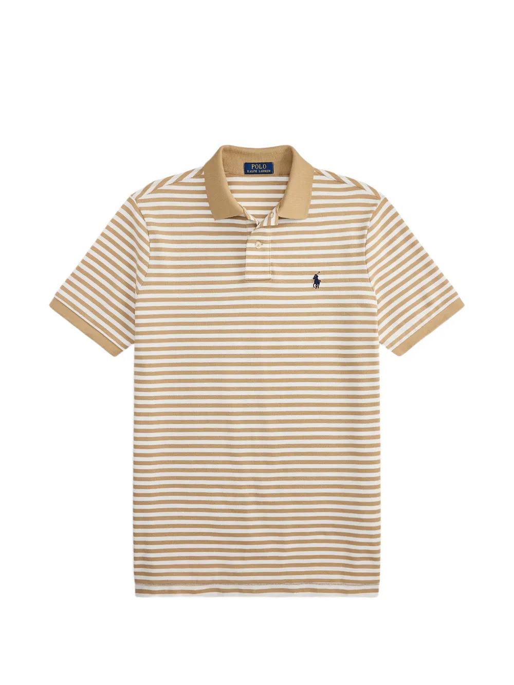 Polo Ralph Lauren striped cotton polo shirt - Nude