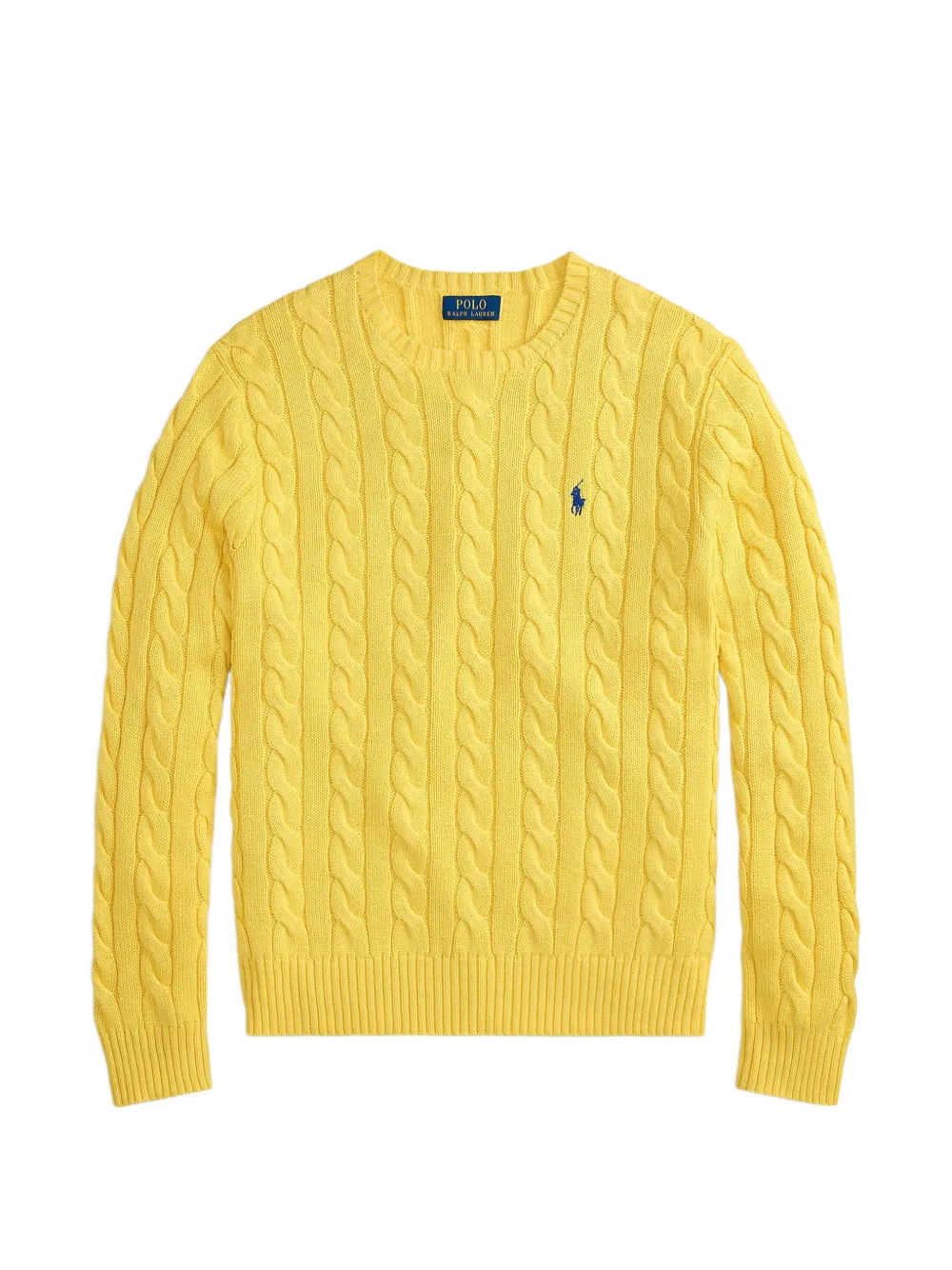 Polo Ralph Lauren Pullover mit Zopfmuster - Gelb