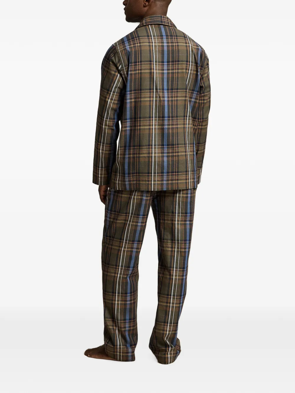 Polo Ralph Lauren Geruite pyjama Groen