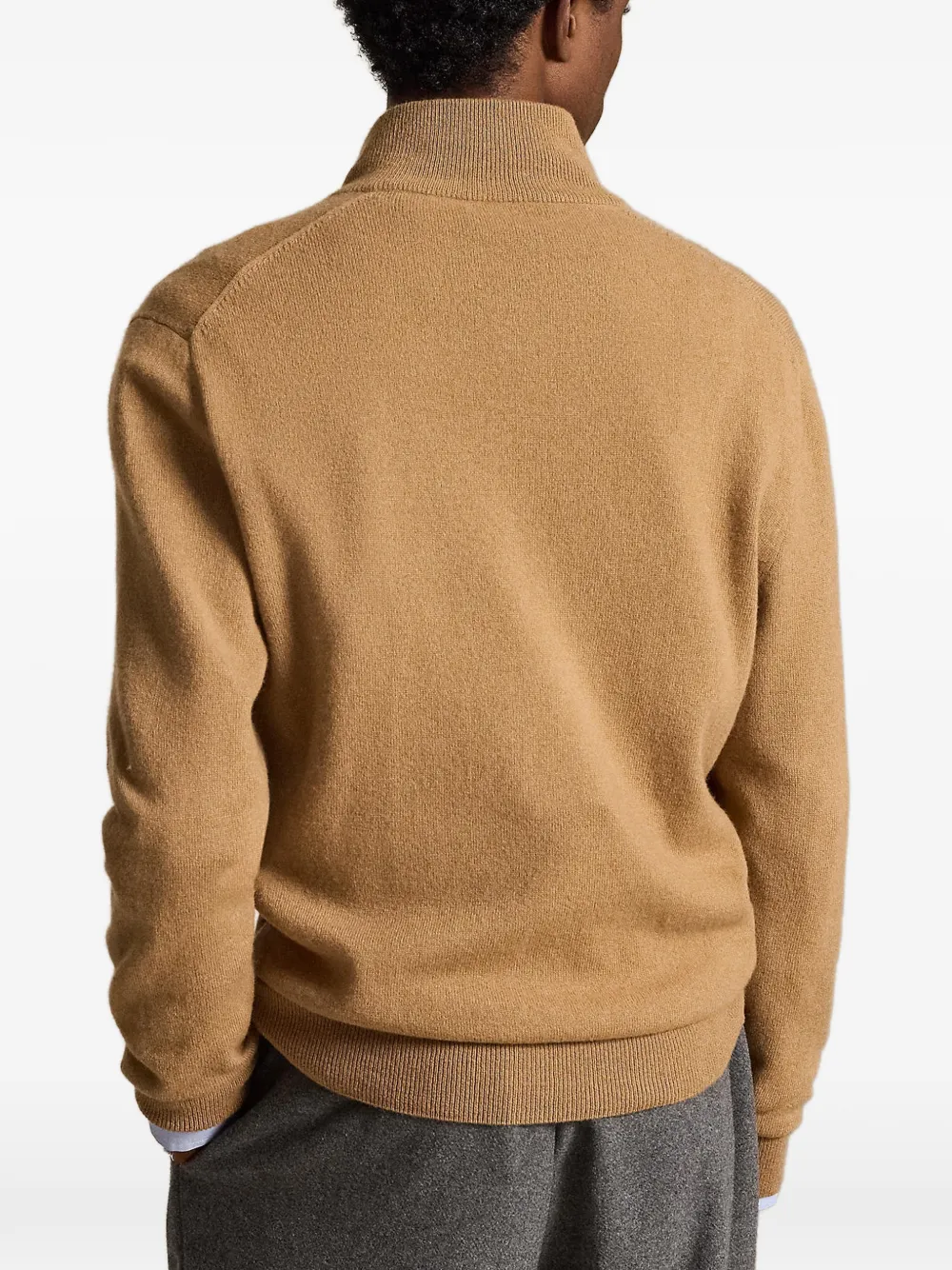Polo Ralph Lauren Wollen trui met rits Bruin