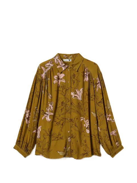 TWINSET floral crêpe-de-Chine shirt