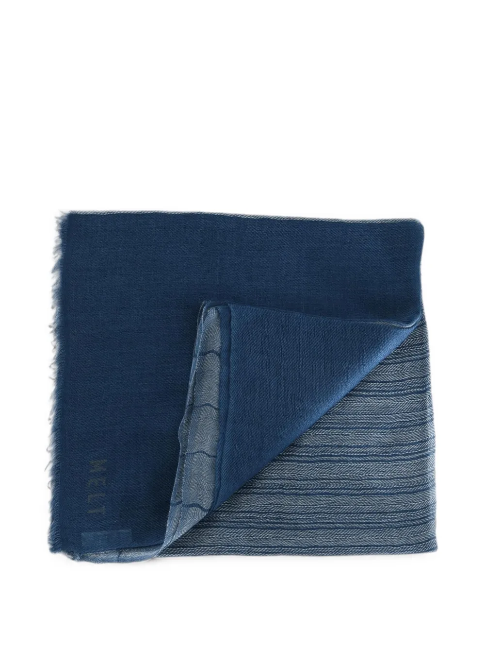 Melt Prakash frayed scarf - Blau