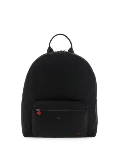 Kiton logo-plaque front-pocket backpack