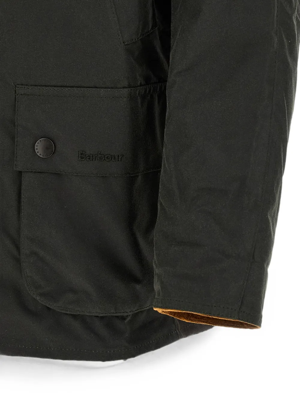 Barbour Icons Ashby gewaxt jack Groen