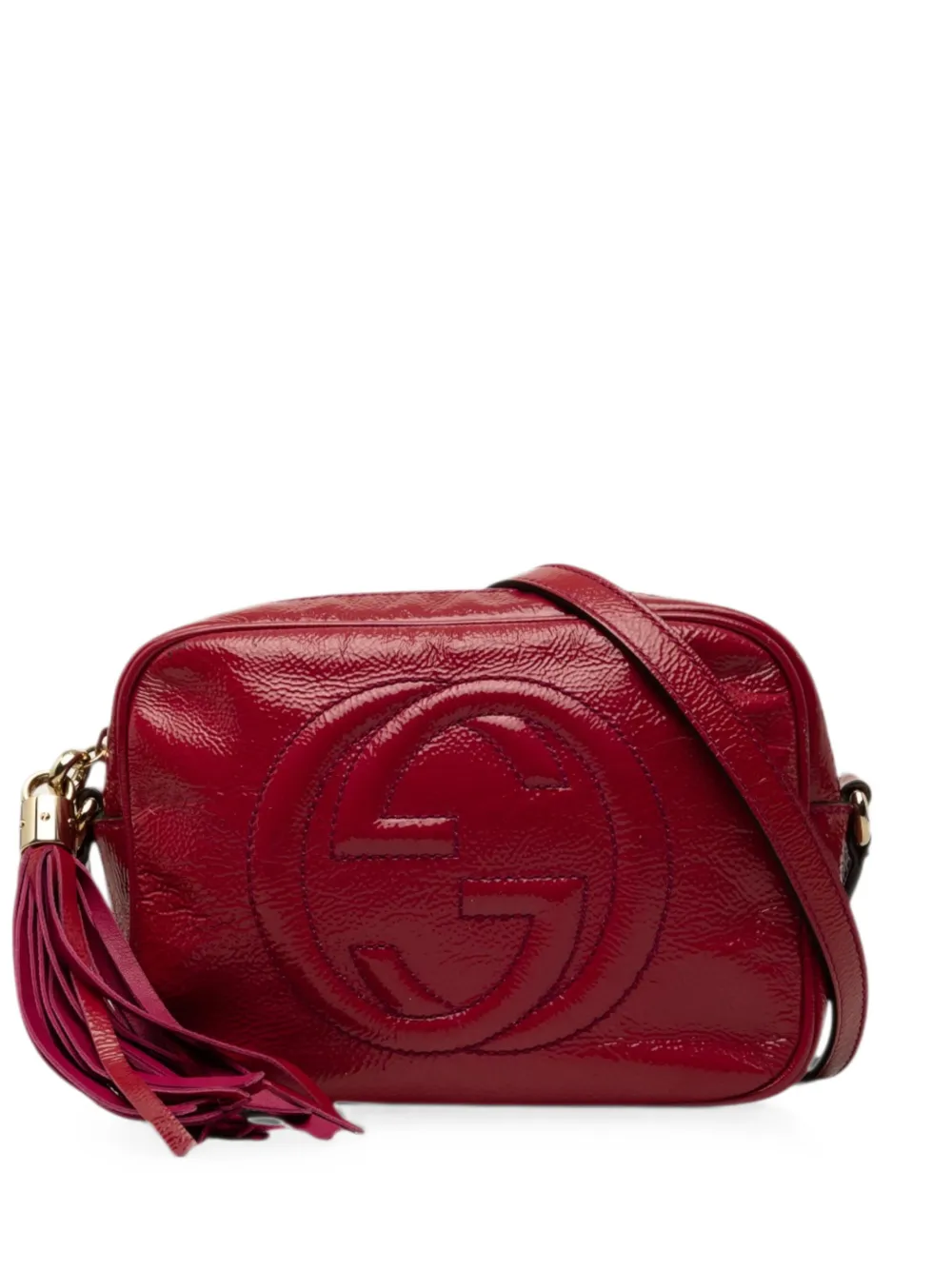 Gucci Pre-Owned 2000-2015 Patent Soho Disco crossbody bag - Rosa