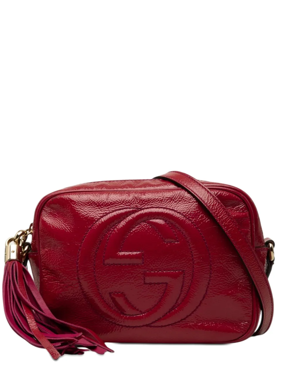 Gucci Pre-Owned 2000-2015 Patent Soho Disco crossbody bag - Rosa