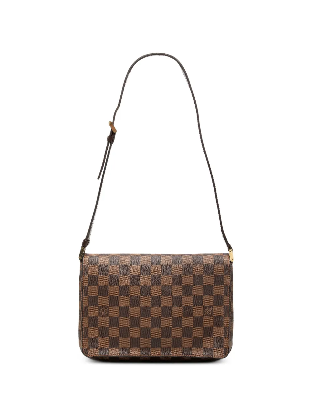 Louis Vuitton Pre-Owned 2002 Damier Ebene Musette Tango Short Strap shoulder bag - Brown
