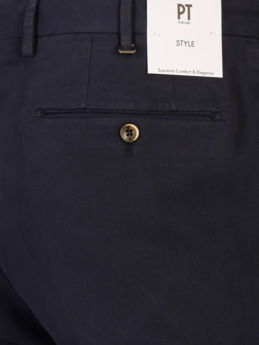PT Torino Slim-fit pantalon Blauw