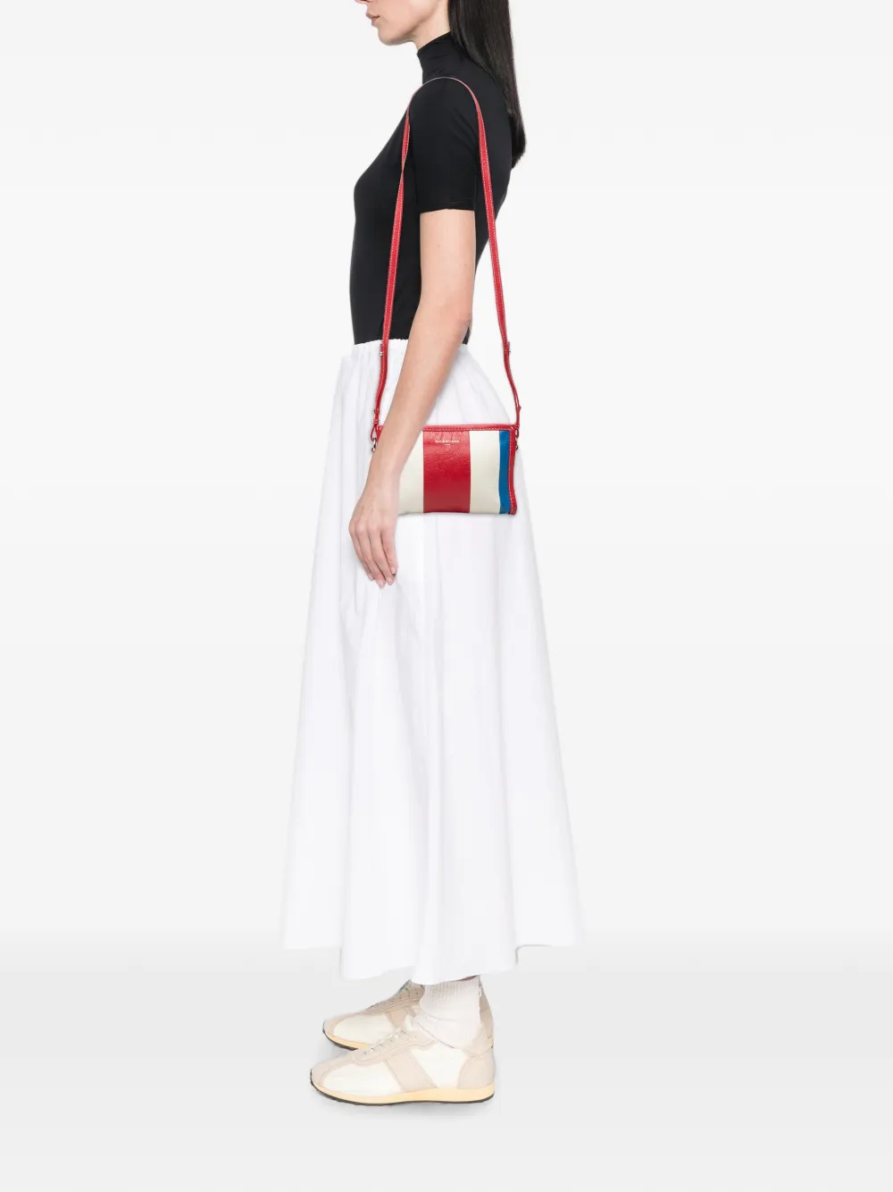 Balenciaga Pre-Owned 2018-2026 Lambskin Bazar crossbody bag - Multicolore