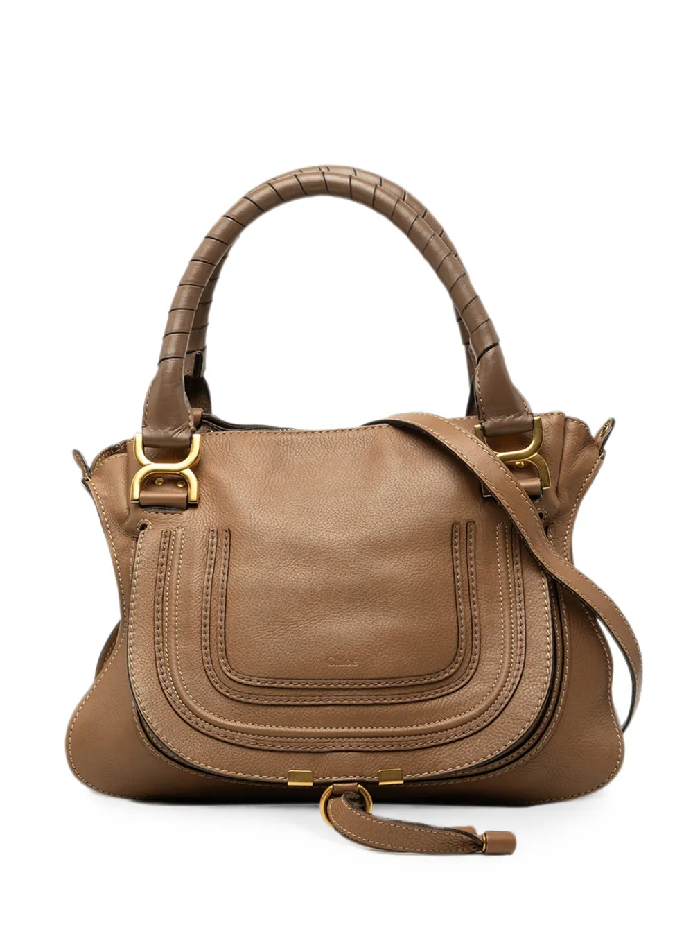 Chloé Pre-Owned 2013 Medium Leather Marcie satchel - Marrone