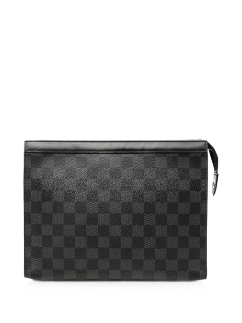 Louis Vuitton Pre-Owned 2018 Damier Graphite Pochette Voyage MM clutch bag