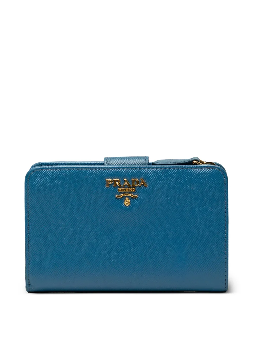 Prada Pre-Owned 2000-2013 Saffiano French Wallet small wallets - Blau