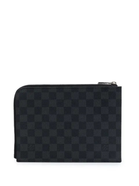 Louis Vuitton Pre-Owned 2016 Damier Graphite Pochette Jour PM clutch bag