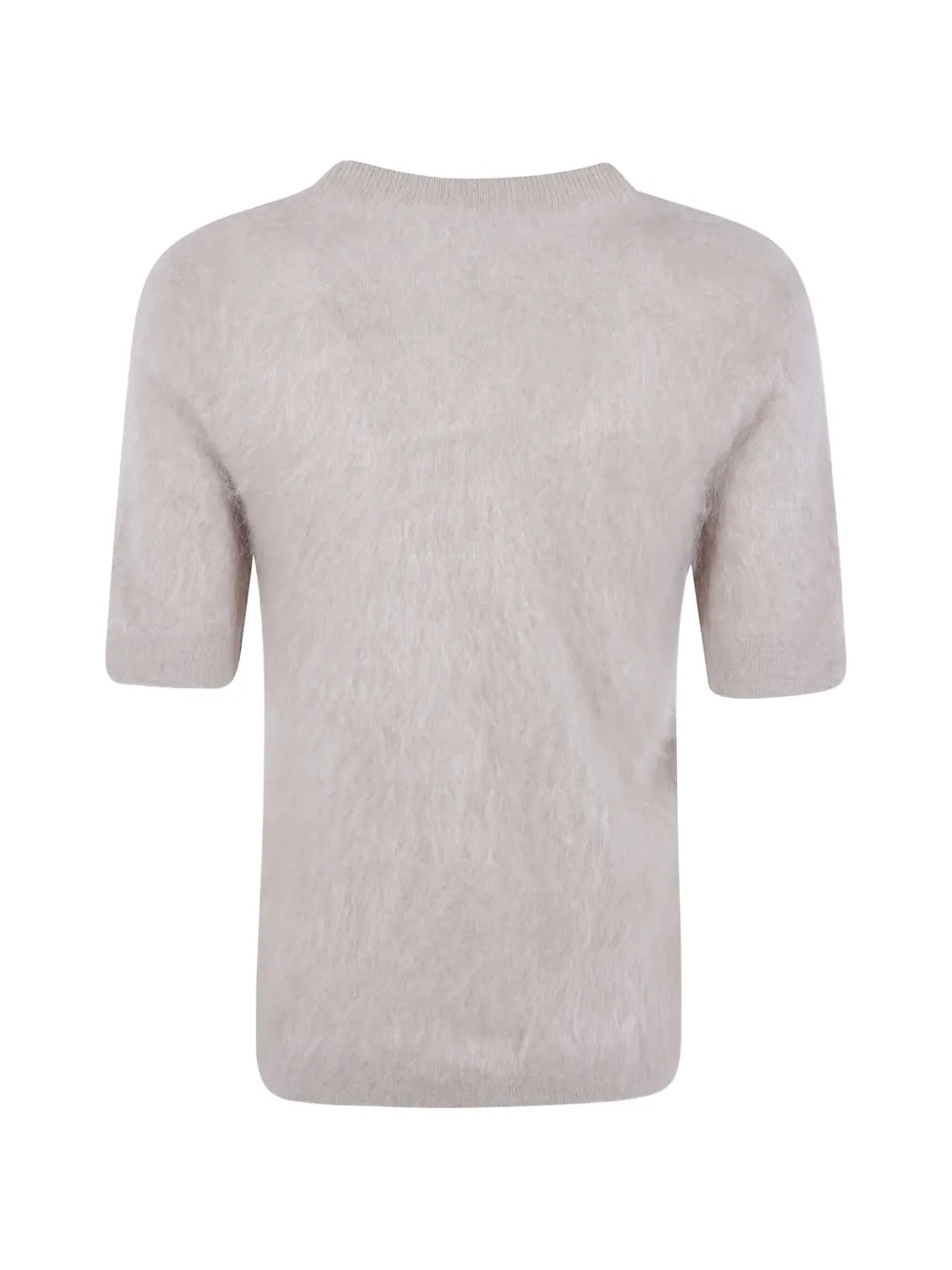Seventy Kasjmier trui met korte mouwen Beige