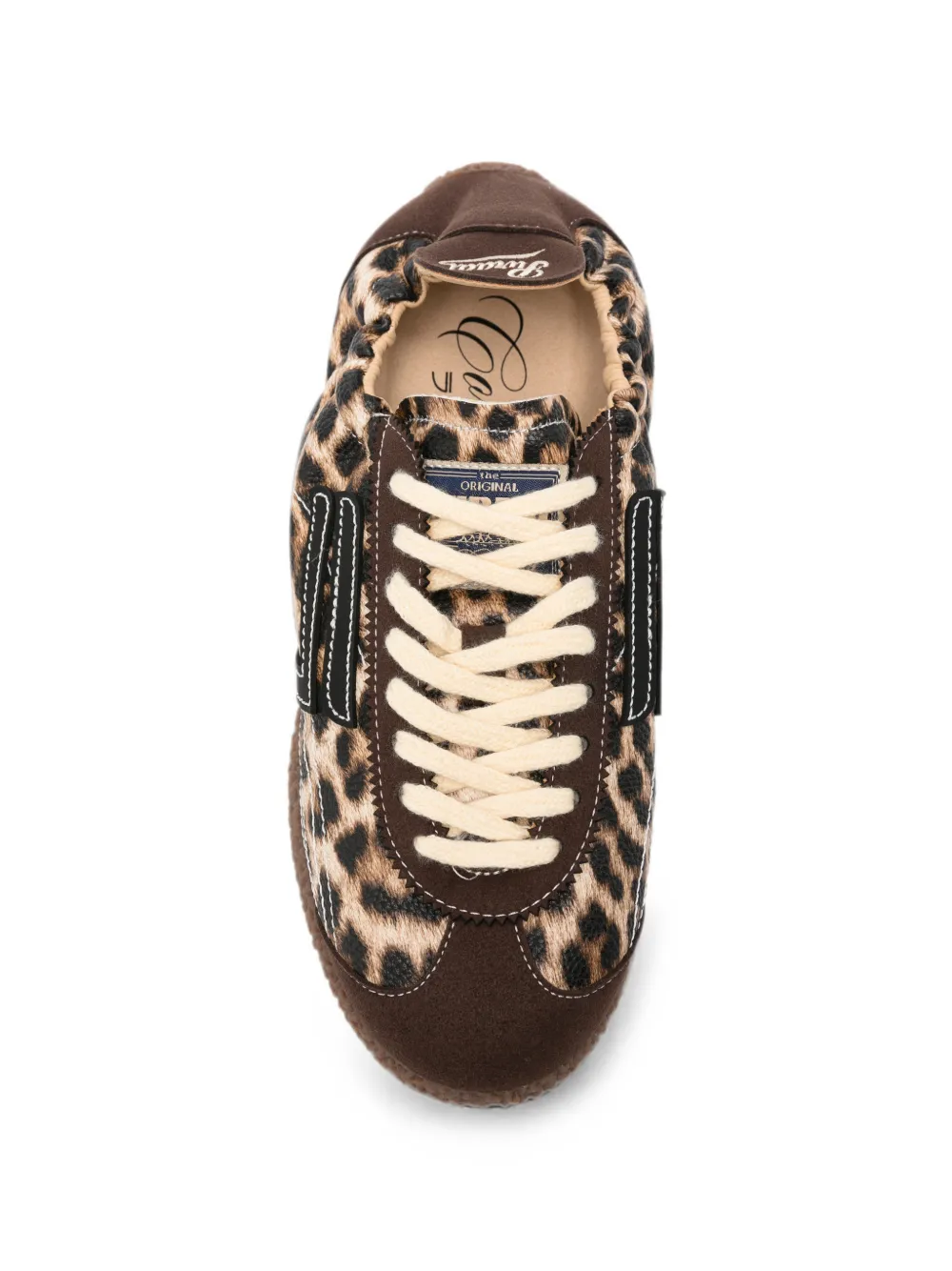 Puraai Sneakers met luipaardprint Bruin