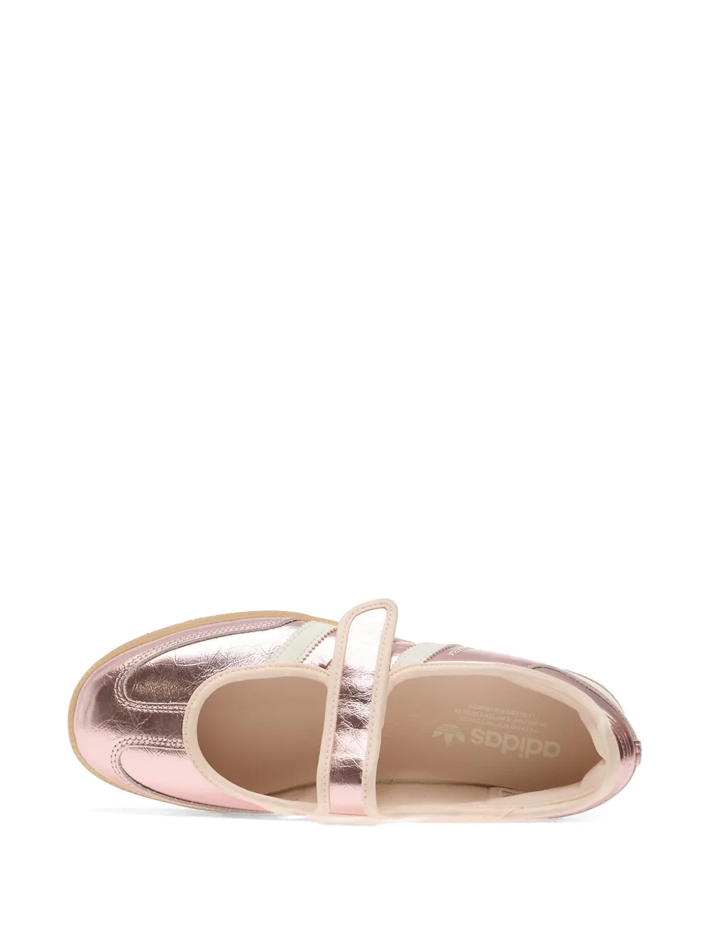 adidas Samba metallic ballet flats Roze