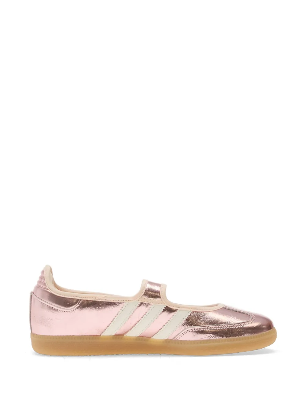adidas Samba metallic ballet flats Roze
