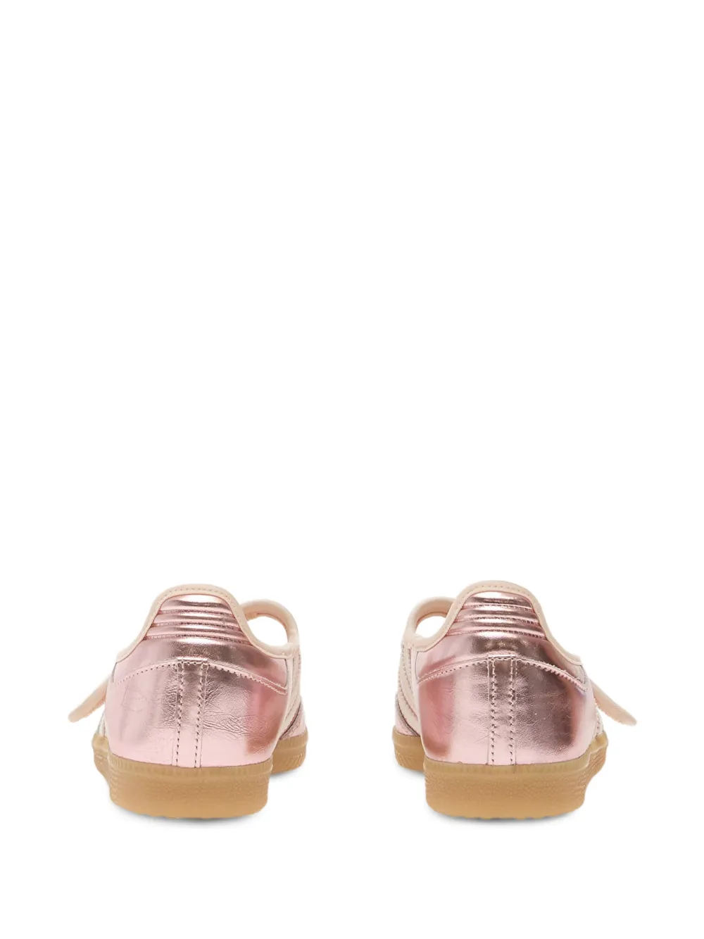 adidas Samba metallic ballet flats Roze