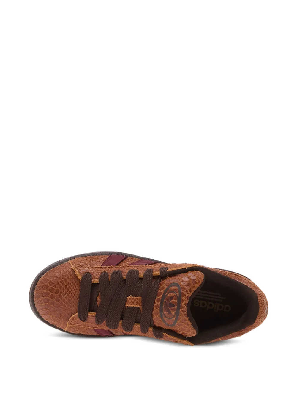 adidas Campus snake-effect leather sneakers Bruin