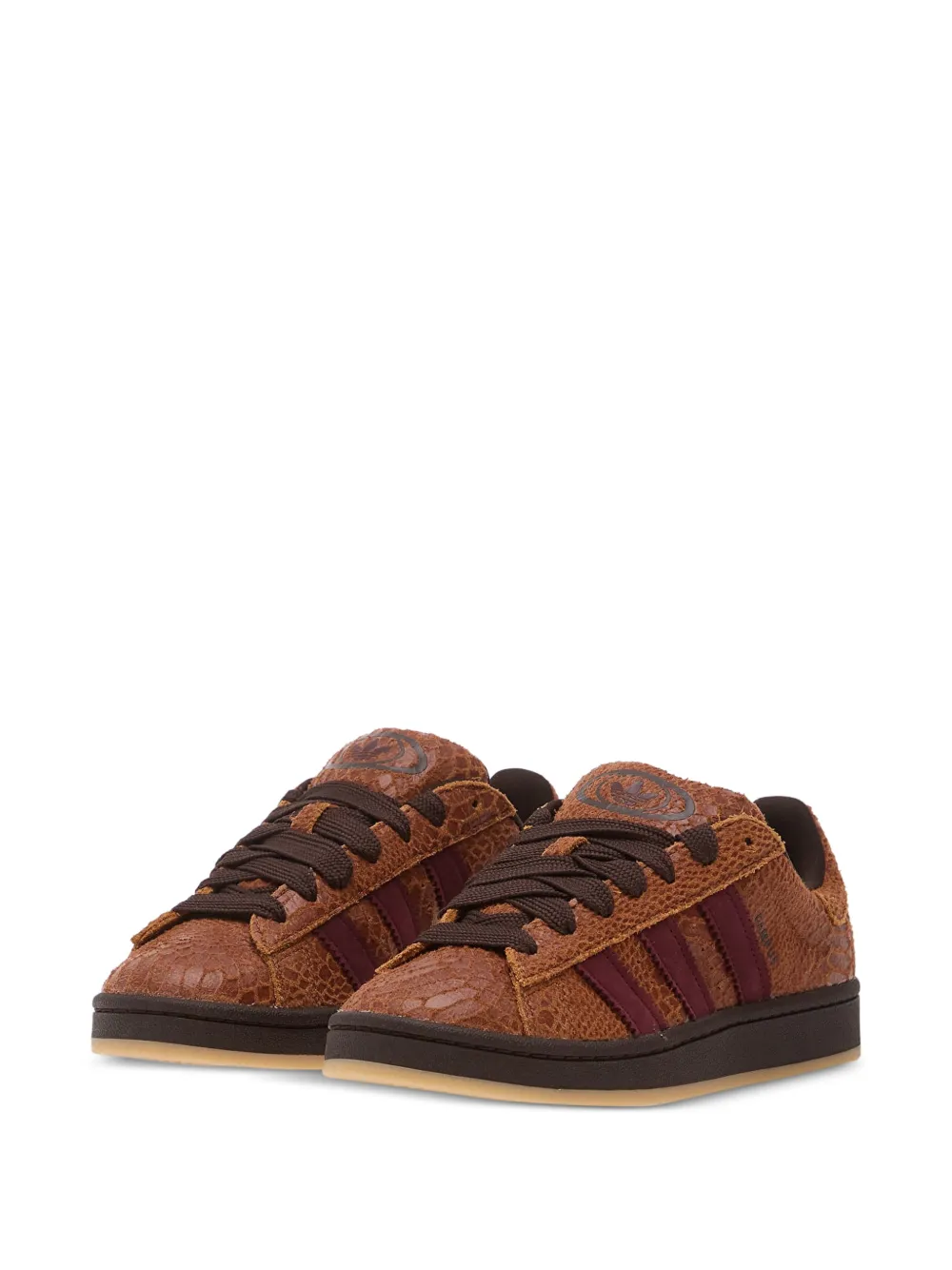 adidas Campus snake-effect leather sneakers Bruin
