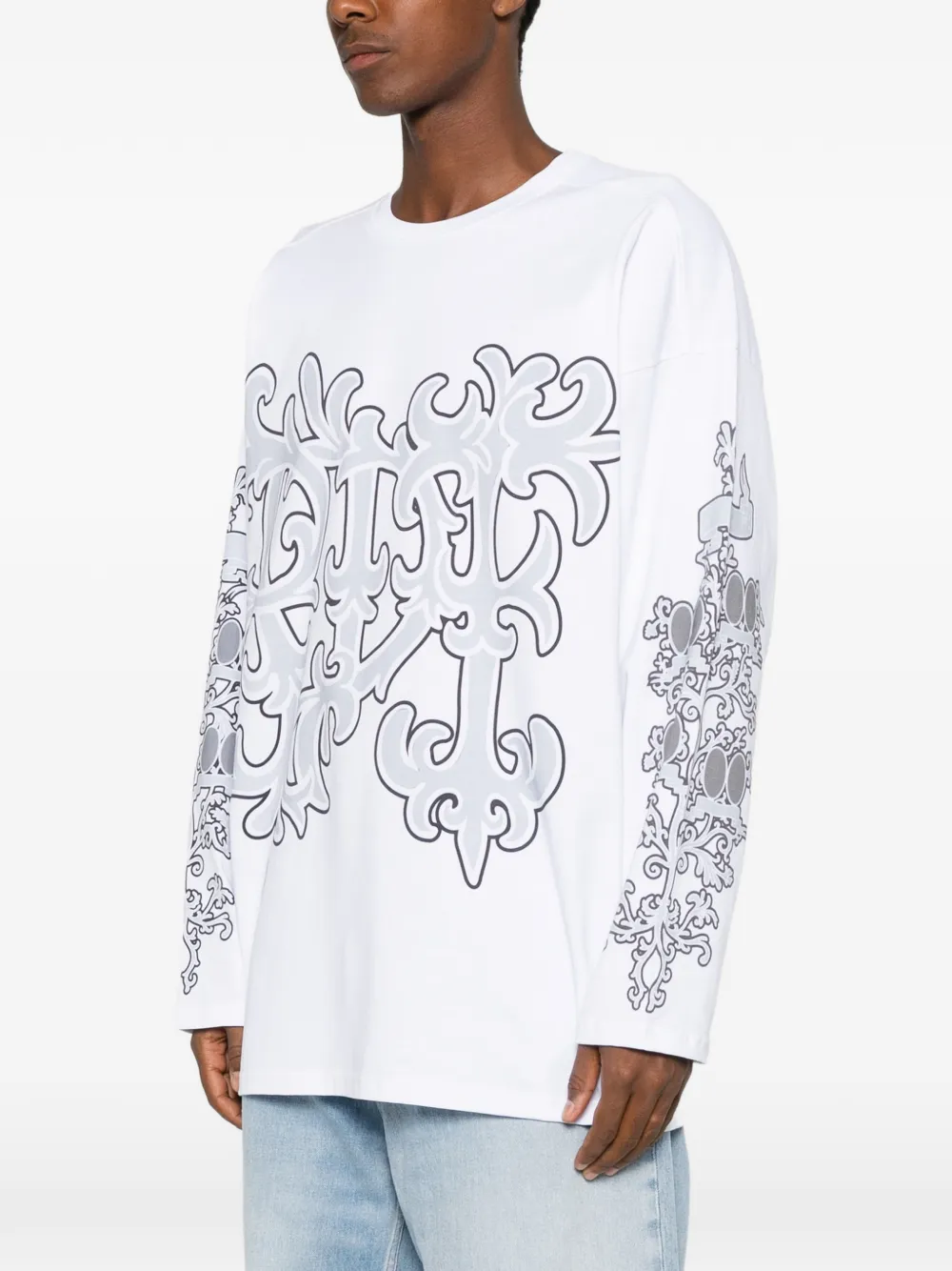 PDF T-shirt met print Wit