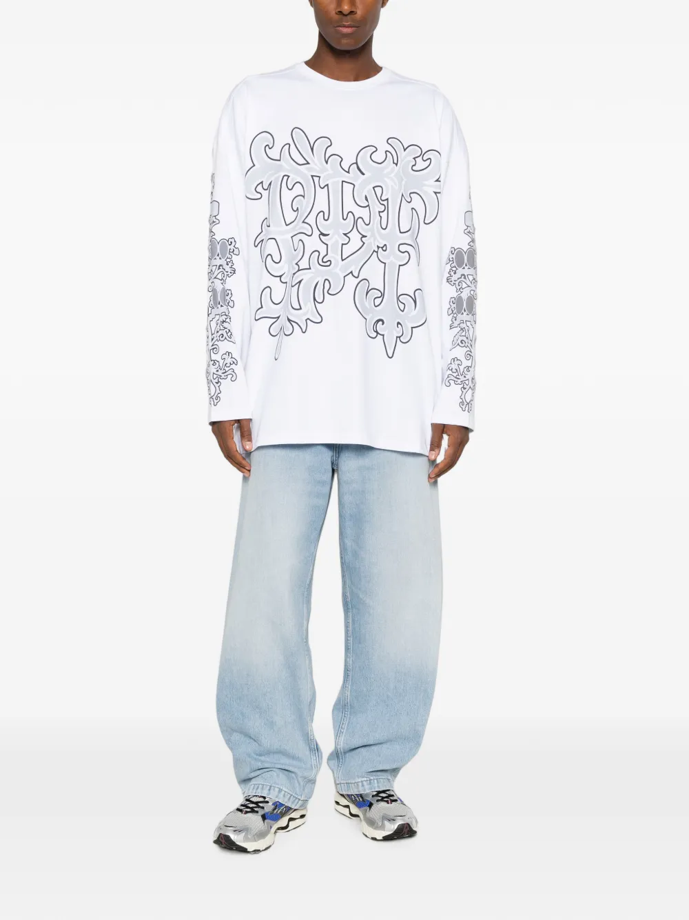 PDF T-shirt met print Wit
