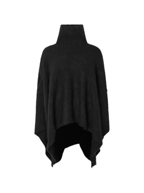 RABENS SALONER Dede roll-neck knitted poncho
