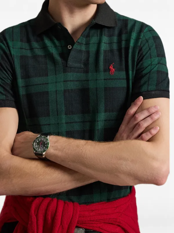 Polo Ralph Lauren plaid-pattern Polo Shirt | Green | FARFETCH