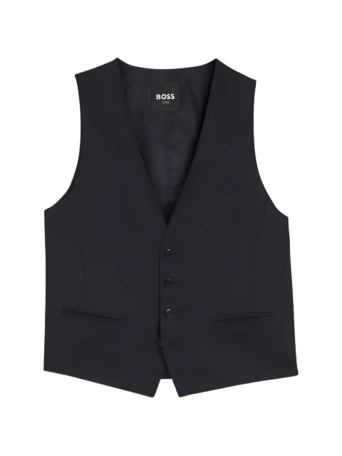 BOSS V-neck waistcoat