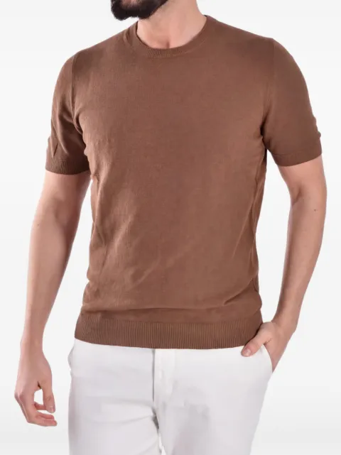 Gran Sasso fine-knit short-sleeve T-shirt