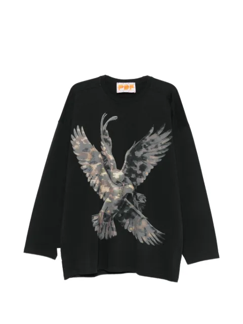 PDF graphic-print long-sleeves sweatshirt