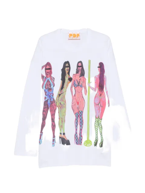 PDF graphic-print long-sleeve T-shirt