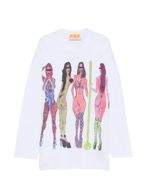 PDF graphic-print long-sleeve T-shirt