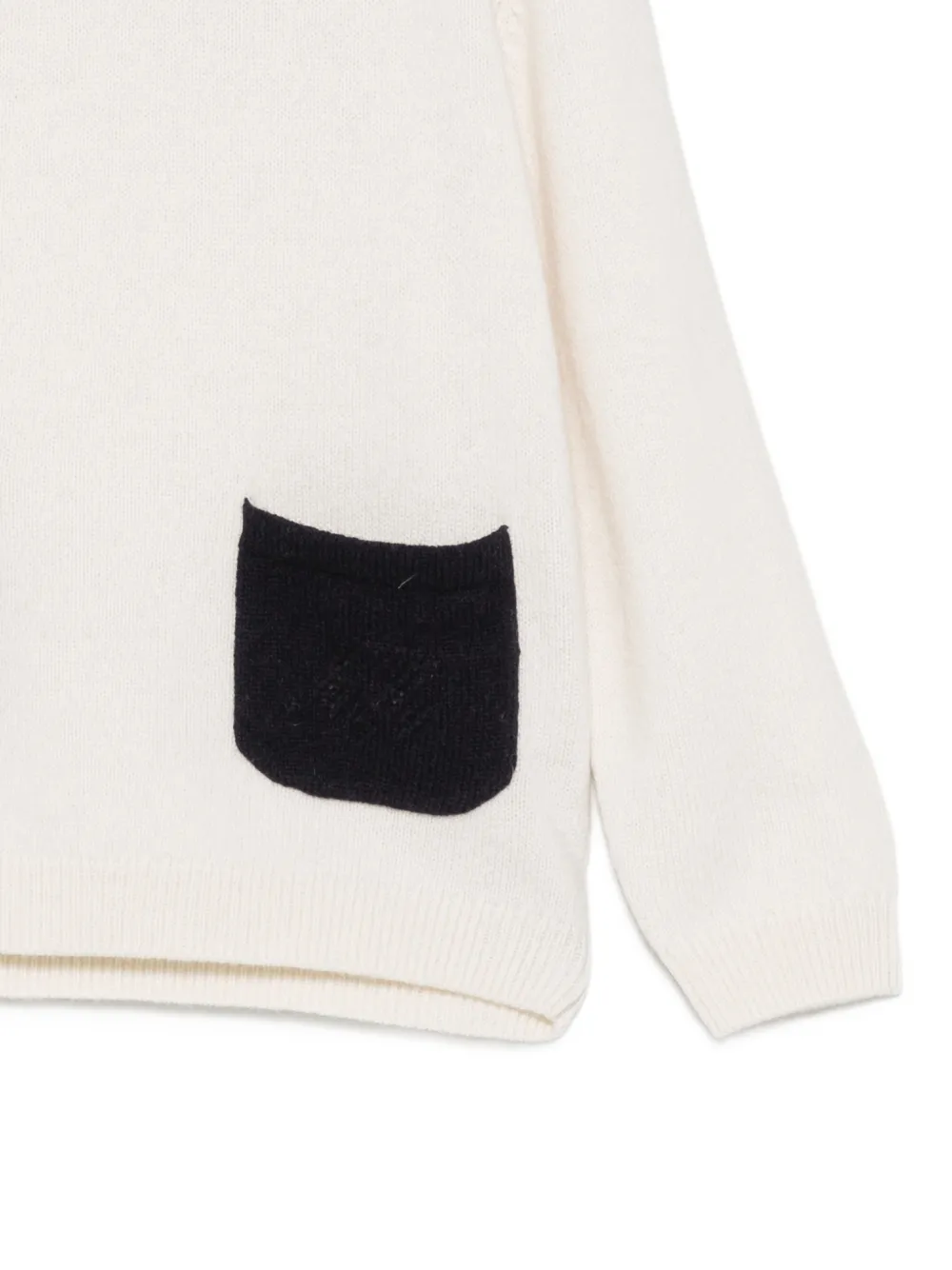 Bonpoint Pull Mahini trui met strikdetail Beige