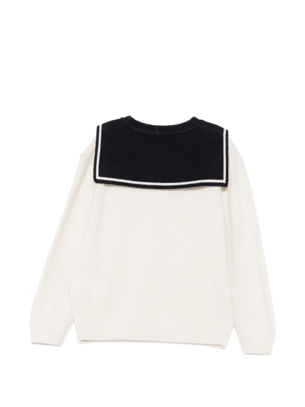 Bonpoint Pull Mahini trui met strikdetail Beige
