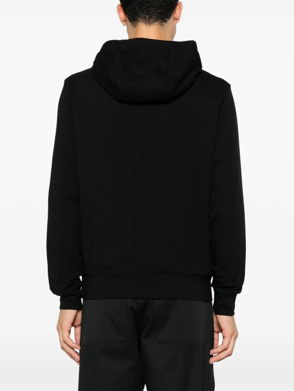 C.P. Company Metropolis Series hoodie met logopatch Zwart