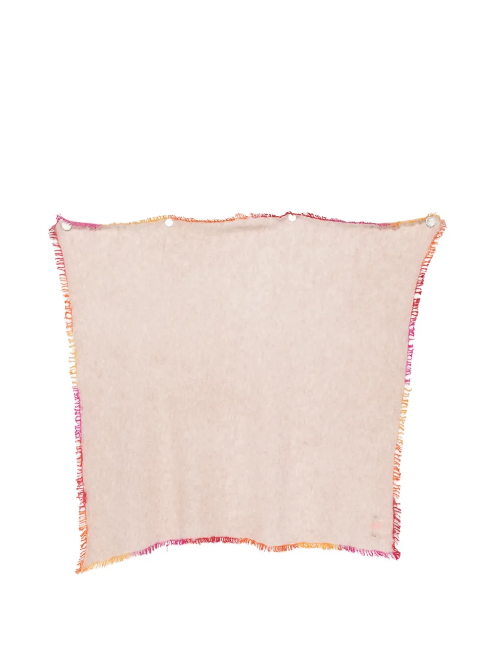 Faliero Sarti Little Adriana fringed wool scarf - Toni neutri