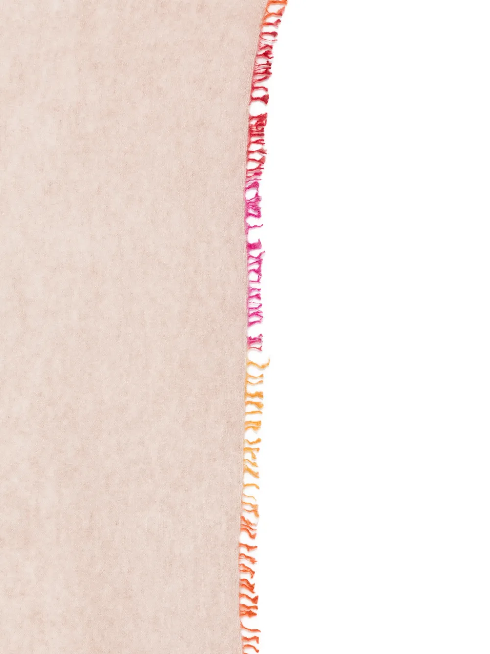 Faliero Sarti Little Adriana wollen sjaal met franje Beige