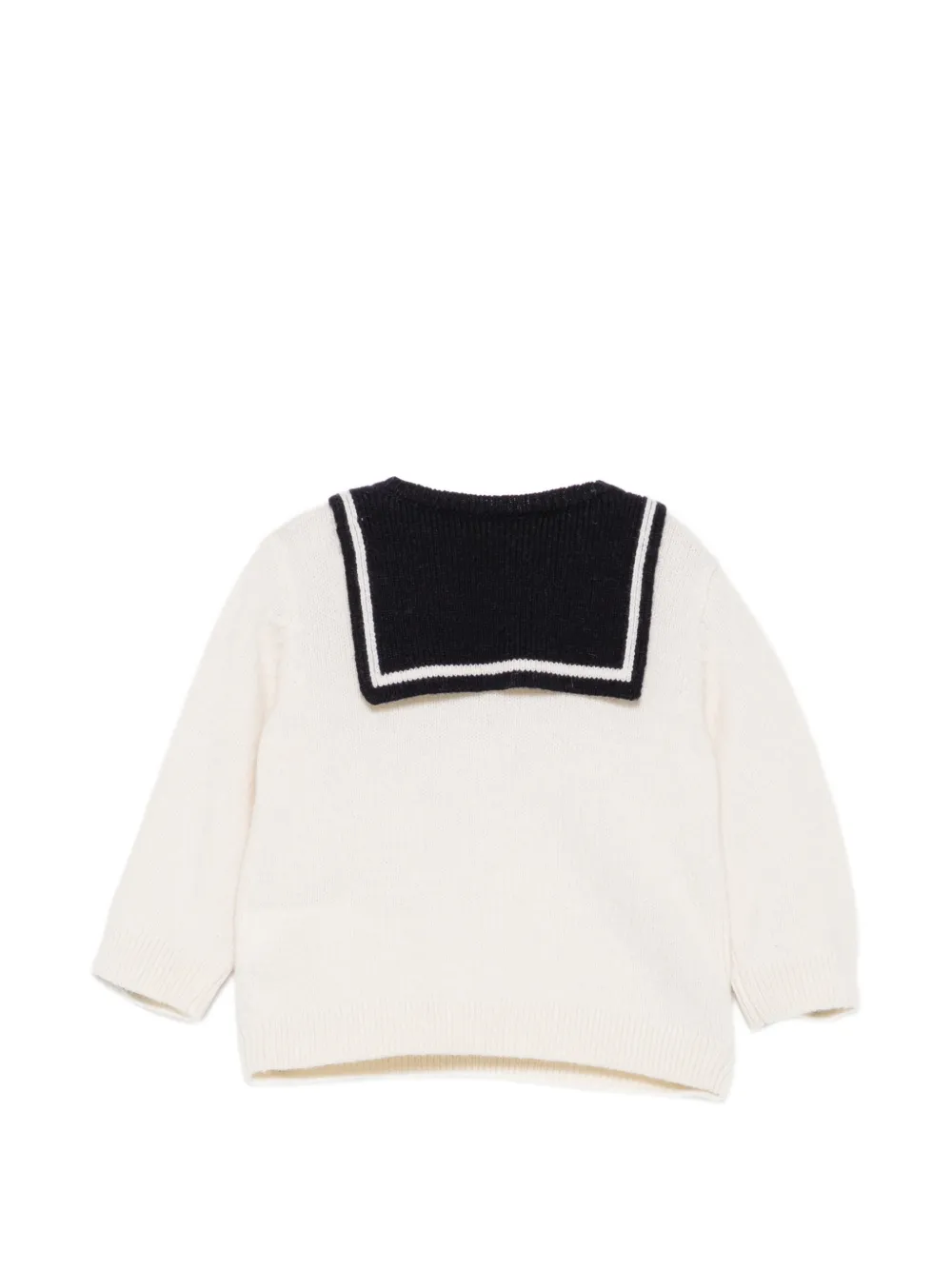 Bonpoint Pull Marlina trui met strikdetail Beige