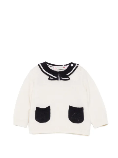Bonpoint Pull Marlina bow-detail sweater