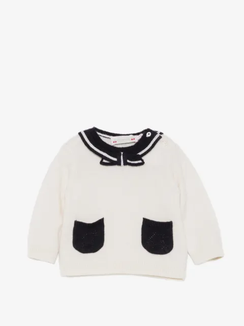 Bonpoint Pull Marlina bow-detail sweater