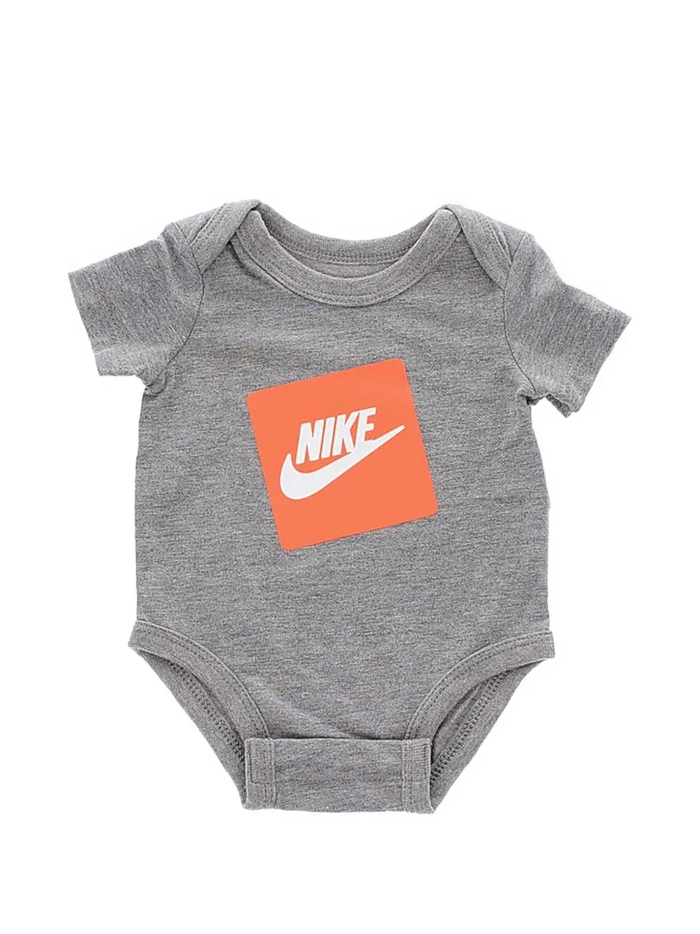 Nike Kids logo-print bodies (set of three) Grijs